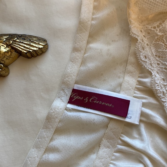 White 3x/18 - Hips & Curves Halter Baby Doll City Chic Collection - Picture 15 of 16